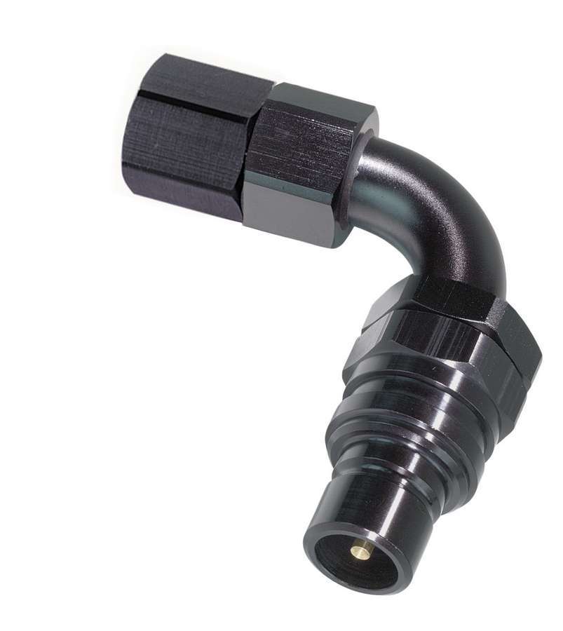 JIFFY-TITE 8an 90-Deg Female w/Plug Fitting - Valved 32308E