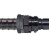 JIFFY-TITE Q/R #8 Male Push Lock Plug Valved Black 52508P