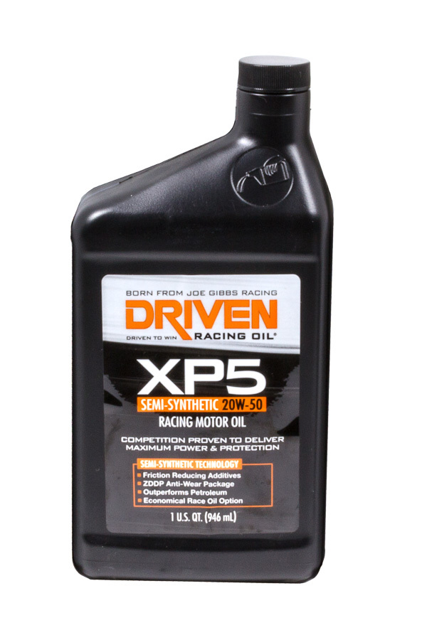 DRIVEN RACING OIL XP5 20w50 Semi-Synthetc Oil 1 Qt Bottle 906