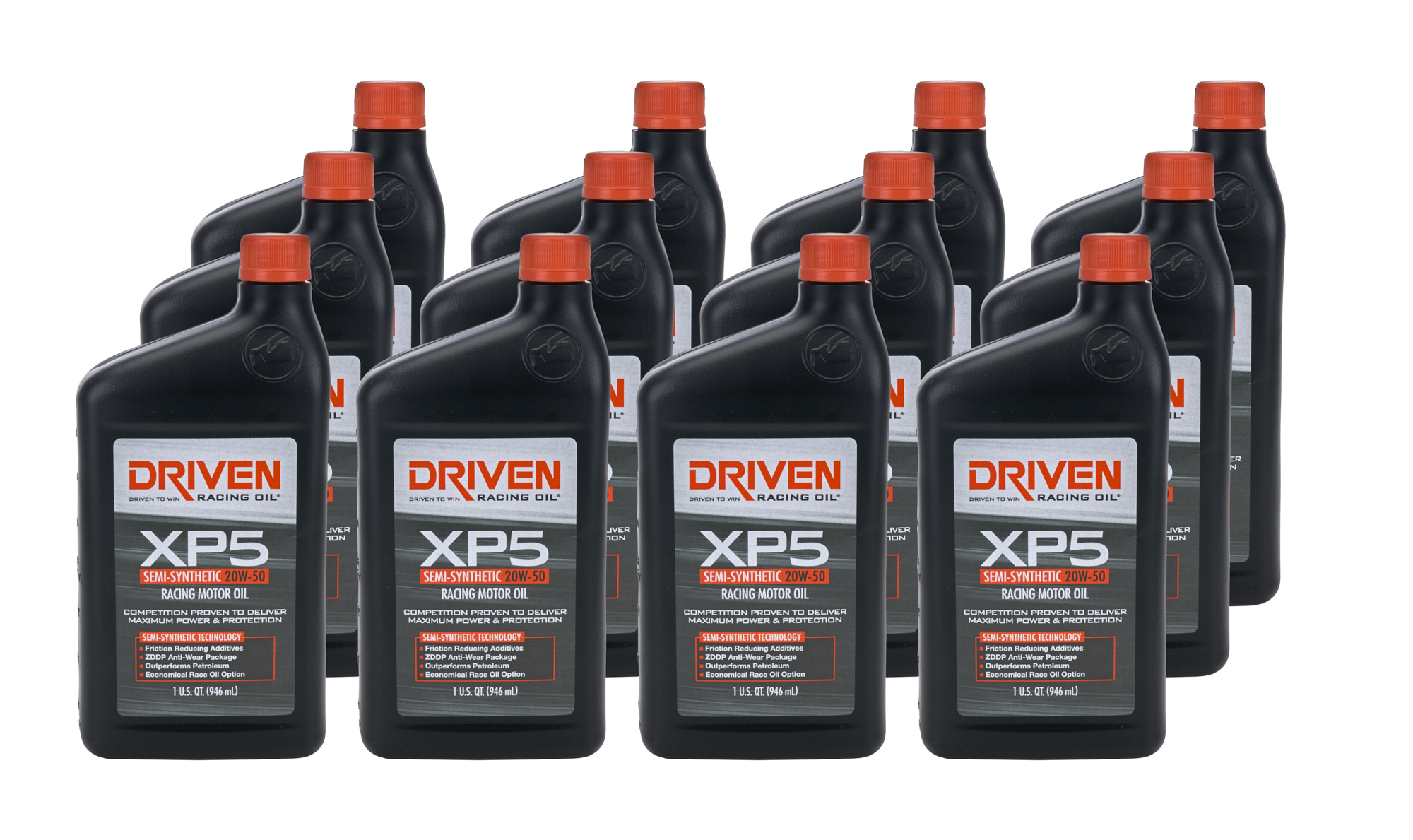DRIVEN RACING OIL XP5 20w50 Semi-Synthetic Case 12 x 1 Quart 00906-12