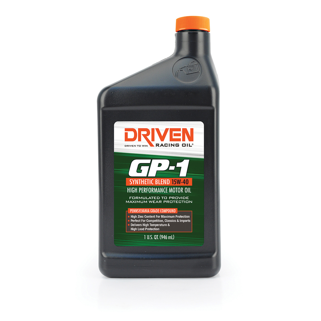 DRIVEN RACING OIL GP-1 Semi-Synthetic 15w40 1 Quart 19406