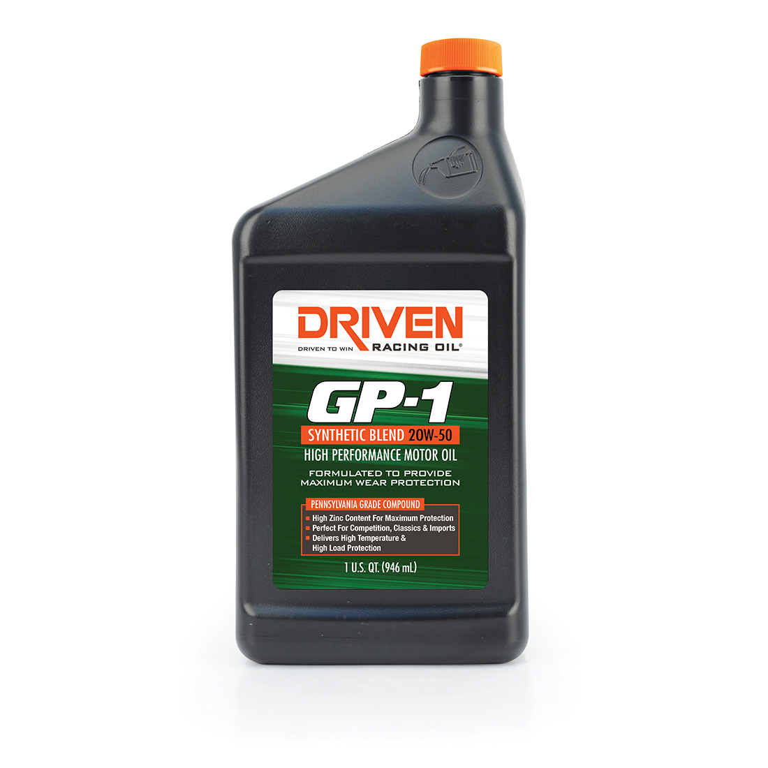 DRIVEN RACING OIL GP-1 Semi-Synthetic 20w50 1 Quart 19506
