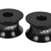 JOES RACING PRODUCTS 1/2in Motor Mount Spacer Pair Black 10966-B