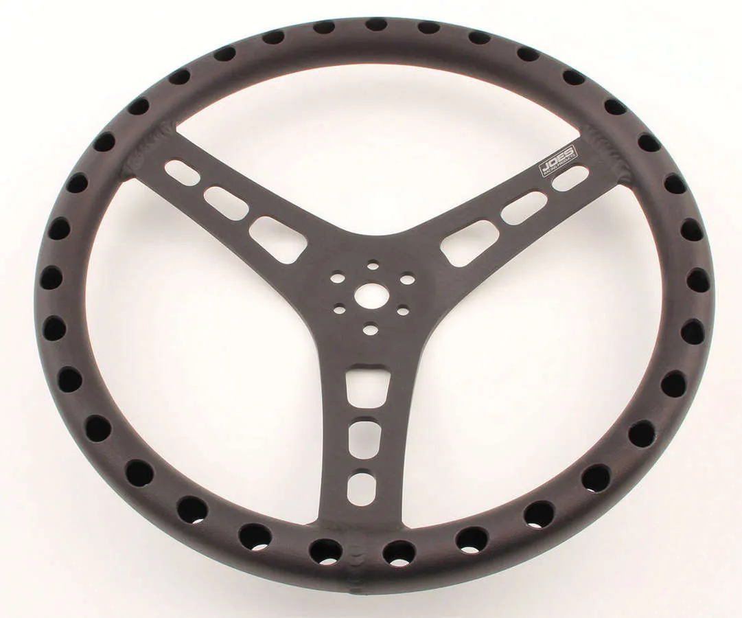 JOES RACING PRODUCTS 14in Dished Steering Wheel Black 13514-B