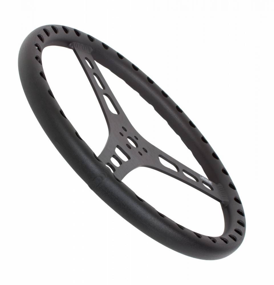 JOES RACING PRODUCTS 14in Flat Steering Wheel Black 13534-B