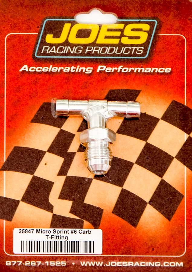 JOES RACING PRODUCTS Carb Fitting -6an Fuel Line Mini Sprint 25847