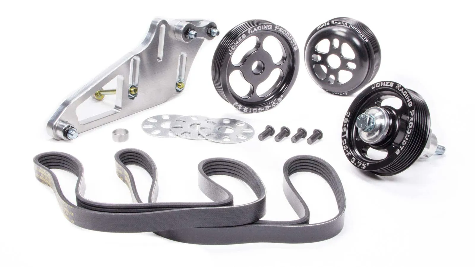 JONES RACING PRODUCTS Serpentine Drive Kit - SBC Crate Engine w/P/S 1004-S-CE