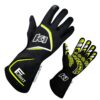 K1 RACEGEAR Gloves Flight XX-Large Black-Flo Yellow 23-FLT-NFY-2XL