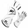 K1 RACEGEAR Gloves Flight XX-Large White 23-FLT-WG-XXL