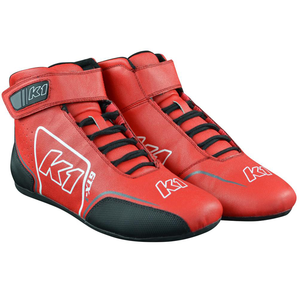 K1 RACEGEAR Shoe GTX-1 Red / Grey Size 12 24-GTX-R-12