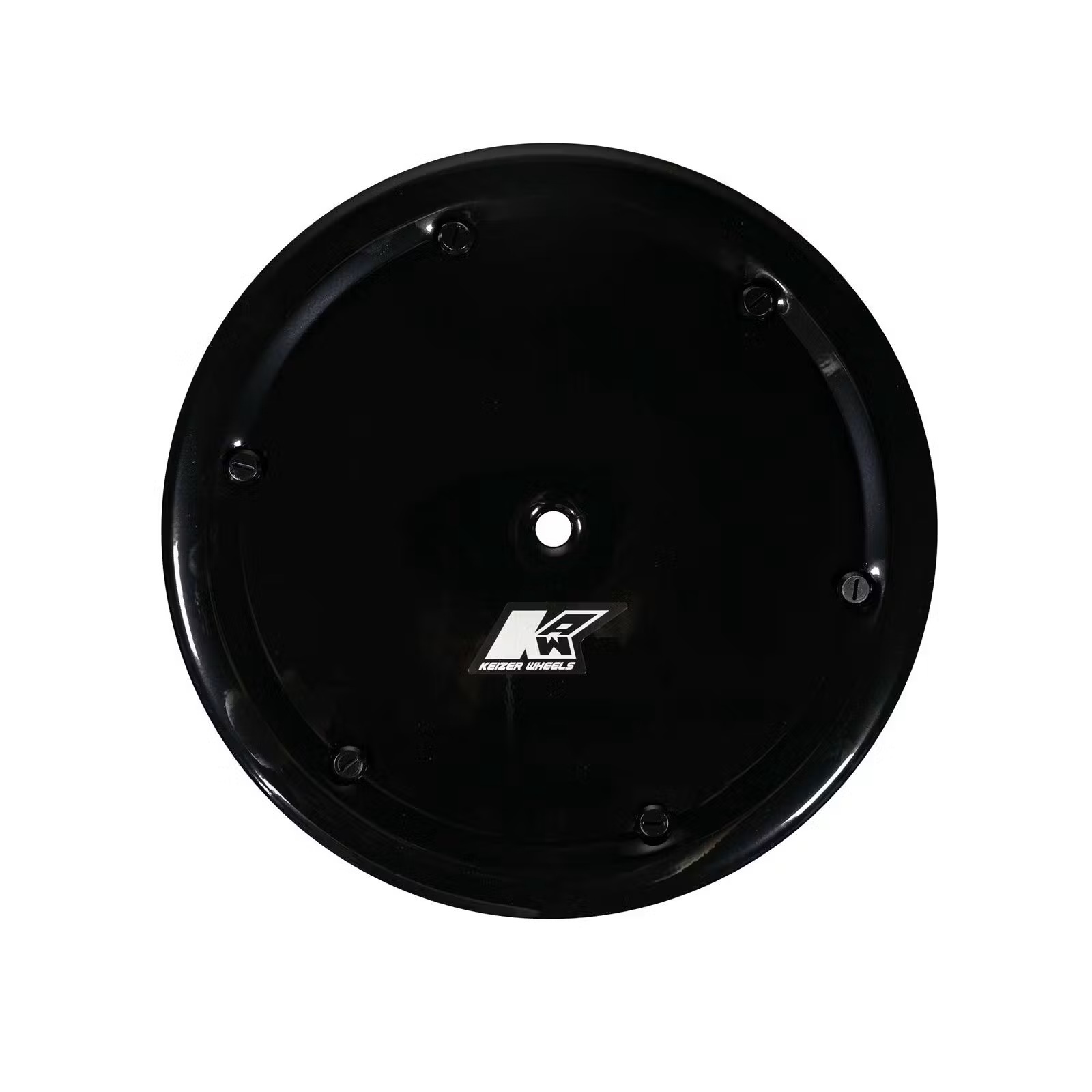 KEIZER ALUMINUM WHEELS, INC. Mudcover 15in 6 Bolt Black 15mc6b