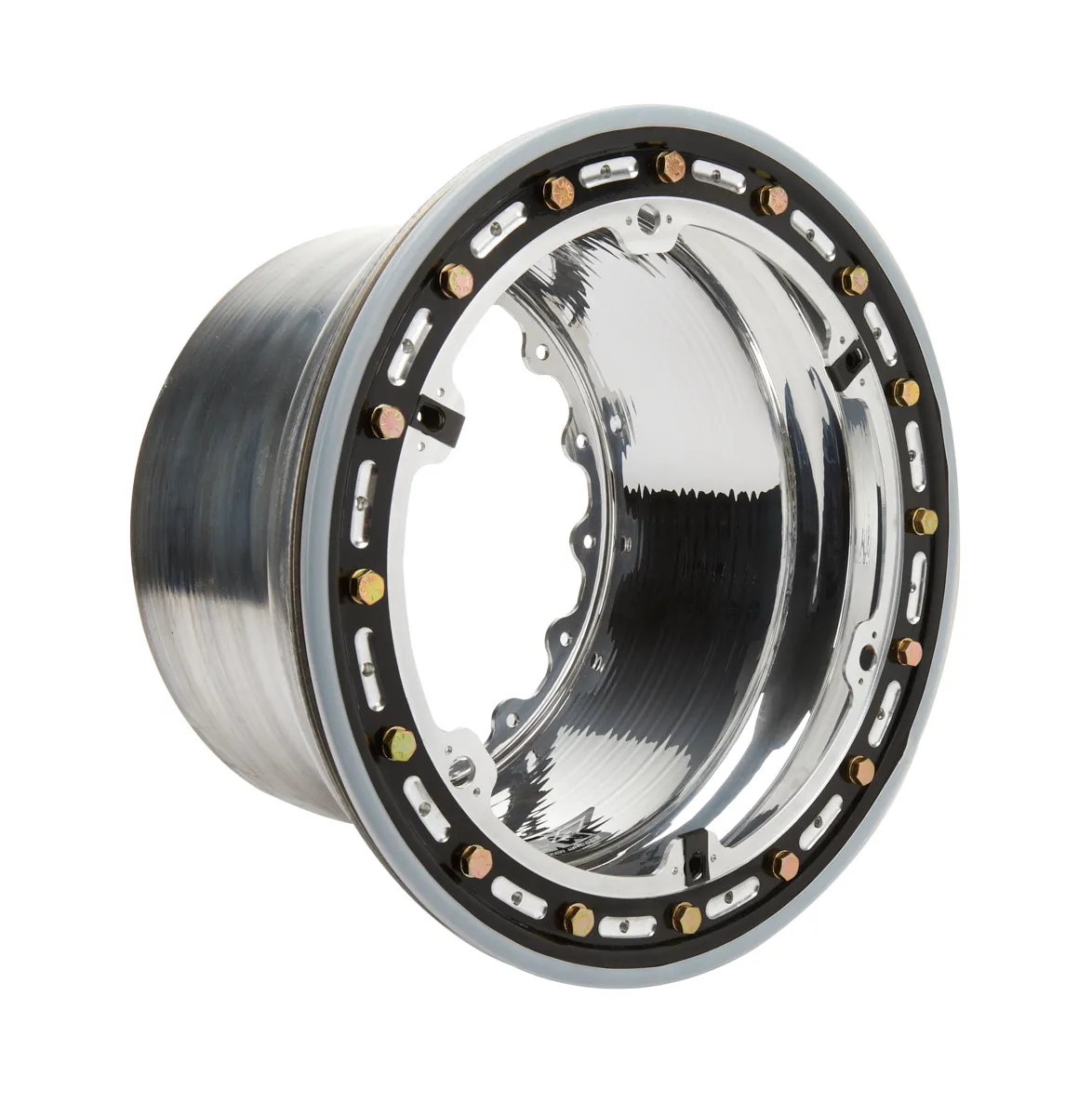 KEIZER ALUMINUM WHEELS, INC. Outer Wheel Half 15x9 Wide 5 Beadlock Polished W159bl