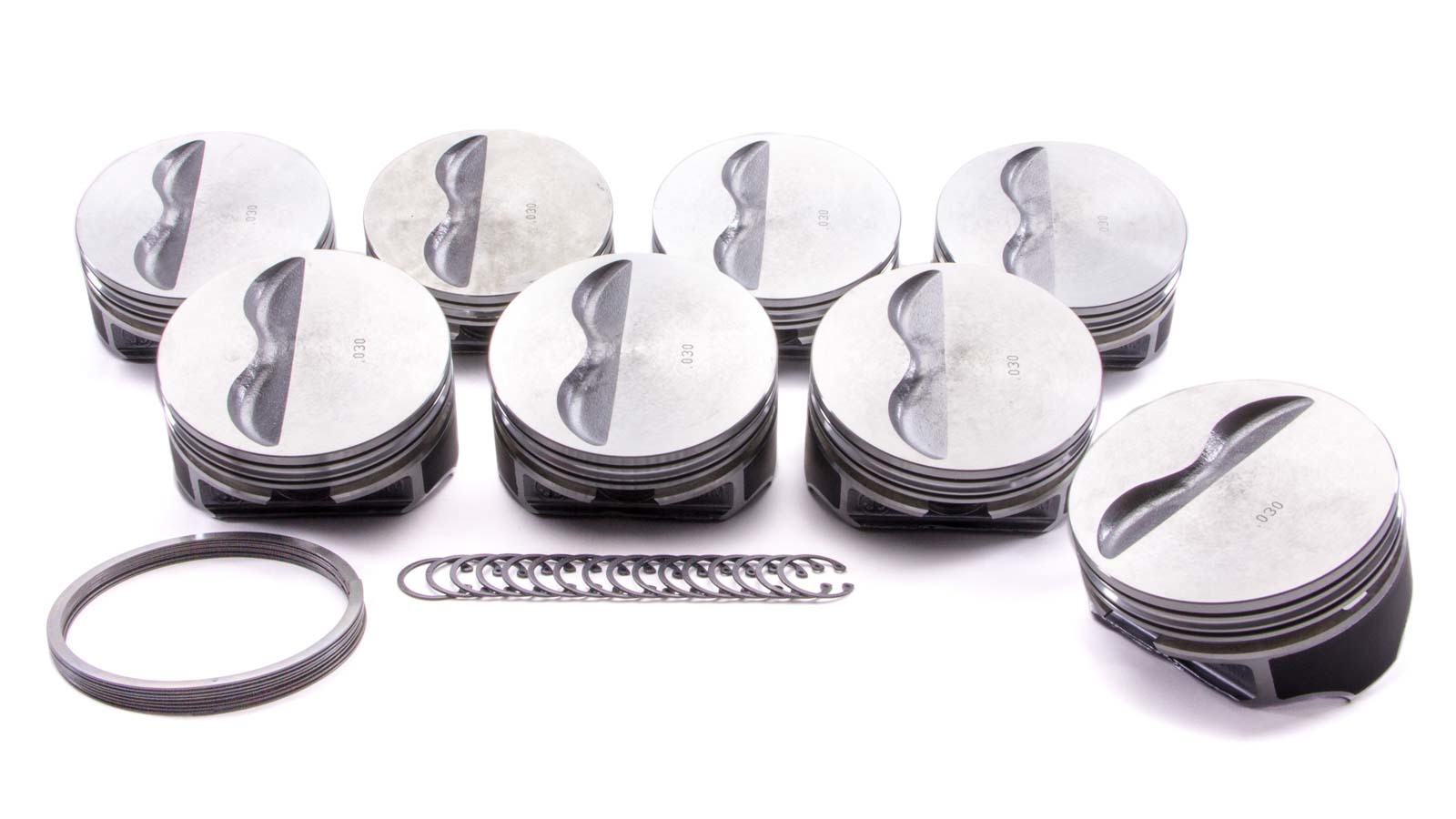 KB PERFORMANCE PISTONS SBC F/T Piston Set 4.040 Bore -5cc 9909HC.040
