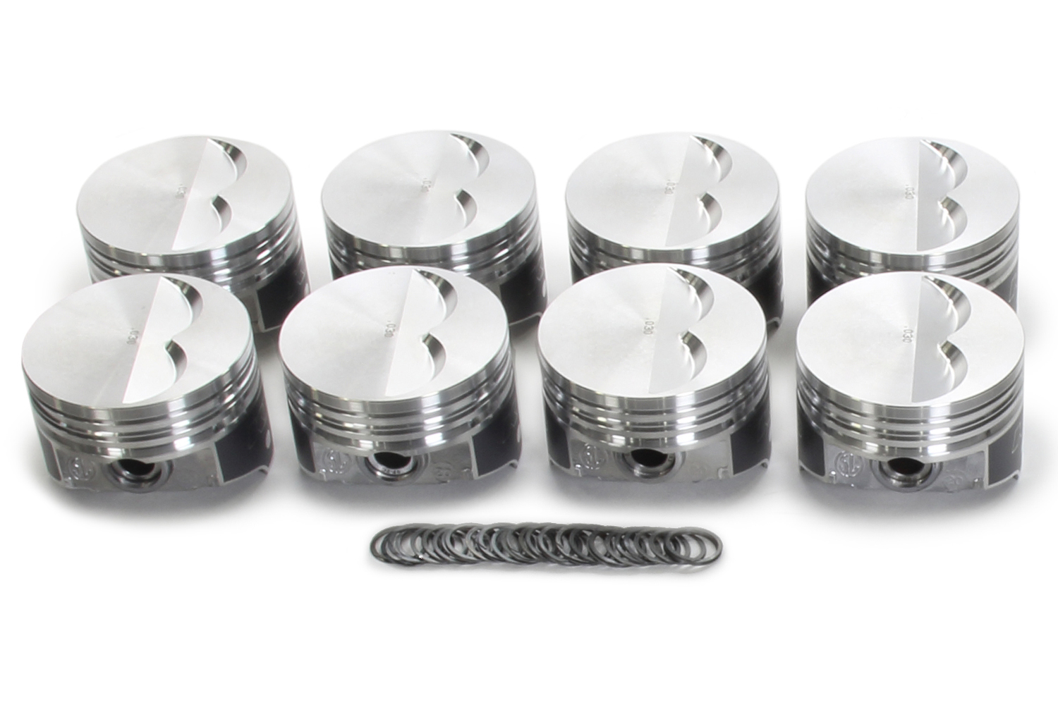 KB PERFORMANCE PISTONS SBC Flat Top Piston Set 4.040 Bore -7cc KB120.040