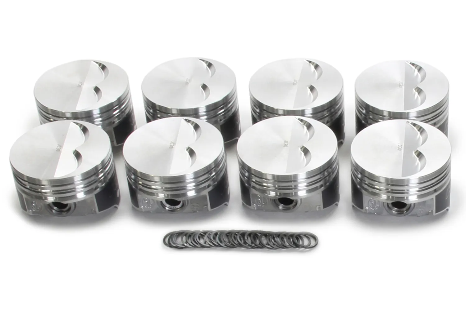 KB PERFORMANCE PISTONS SBC Flat Top Piston Set 4.060 Bore -7cc KB120.060
