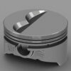 KB PERFORMANCE PISTONS SBC Flat Top Piston Set 4.040 Bore -7cc KB122.040