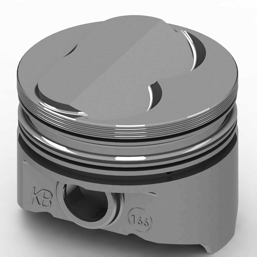 KB PERFORMANCE PISTONS SBC Domed Piston Set 3.935 Bore +4cc KB166.060