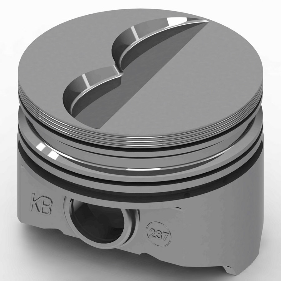 KB PERFORMANCE PISTONS BBM Flat Top Piston Set 4.380 Bore -5cc KB237.060