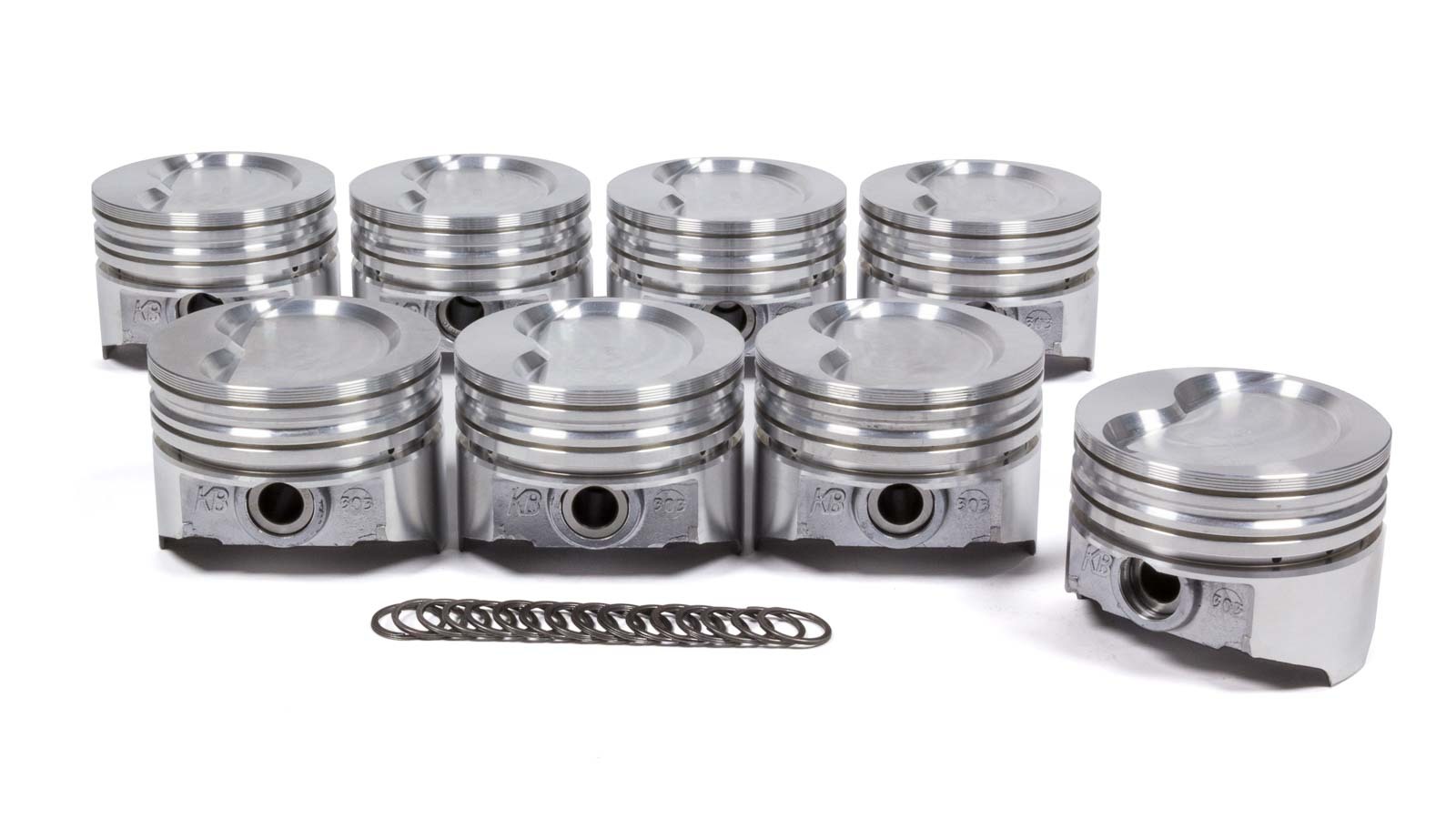 KB PERFORMANCE PISTONS SBF 351W D-Cup 2V Piston Set 4.030 Bore -19.5cc KB303.030