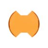 KC HILITES SlimLite 8in LED Light Cover Amber 5208