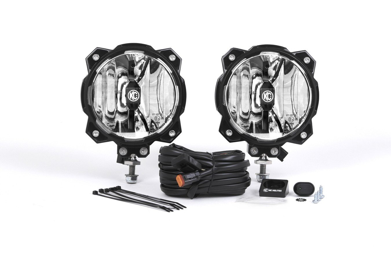 KC HILITES Pro6 Gravity LED Light Driving Beam Pair 91303