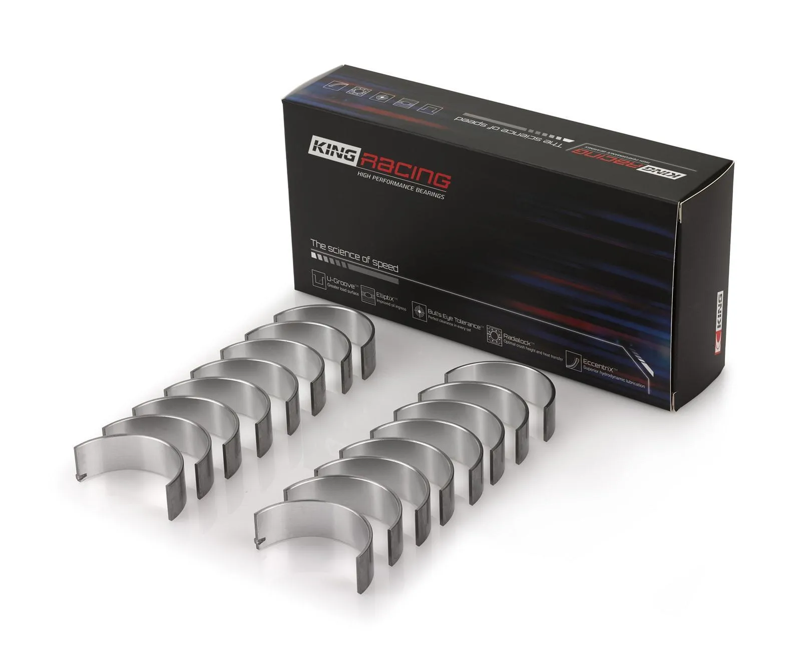KING BEARINGS Rod Bearing Set - Audi R8 4.2L/5.2L CR 227XPC