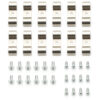 KEEP IT CLEAN 1/2in Stainless Steel Double Line Clamps 12Pk KICLC2500