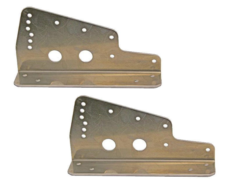 KIRKEY Seat Mount Floor 3/16in Aluminum 2-pc 99214