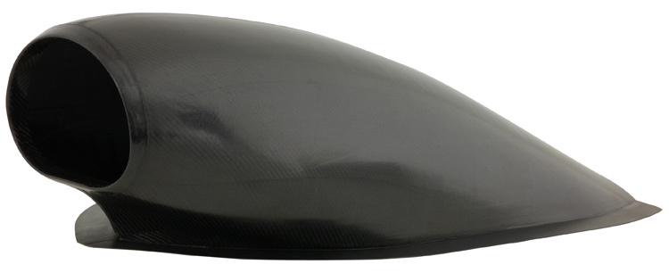 K AND N ENGINEERING Hood Scoop D-Shape Open 100-8506