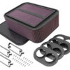 K AND N ENGINEERING Gen-2 Carbon Air Box For Sprint Car 6.5in Filter 100-8559