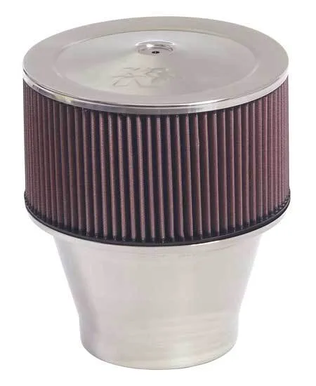 K AND N ENGINEERING 9in Tall Velocity Stack w/Filter 58-1191
