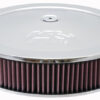K AND N ENGINEERING 14in x 3in- 7/8in Drop Air Cleaner Assembly 60-1430