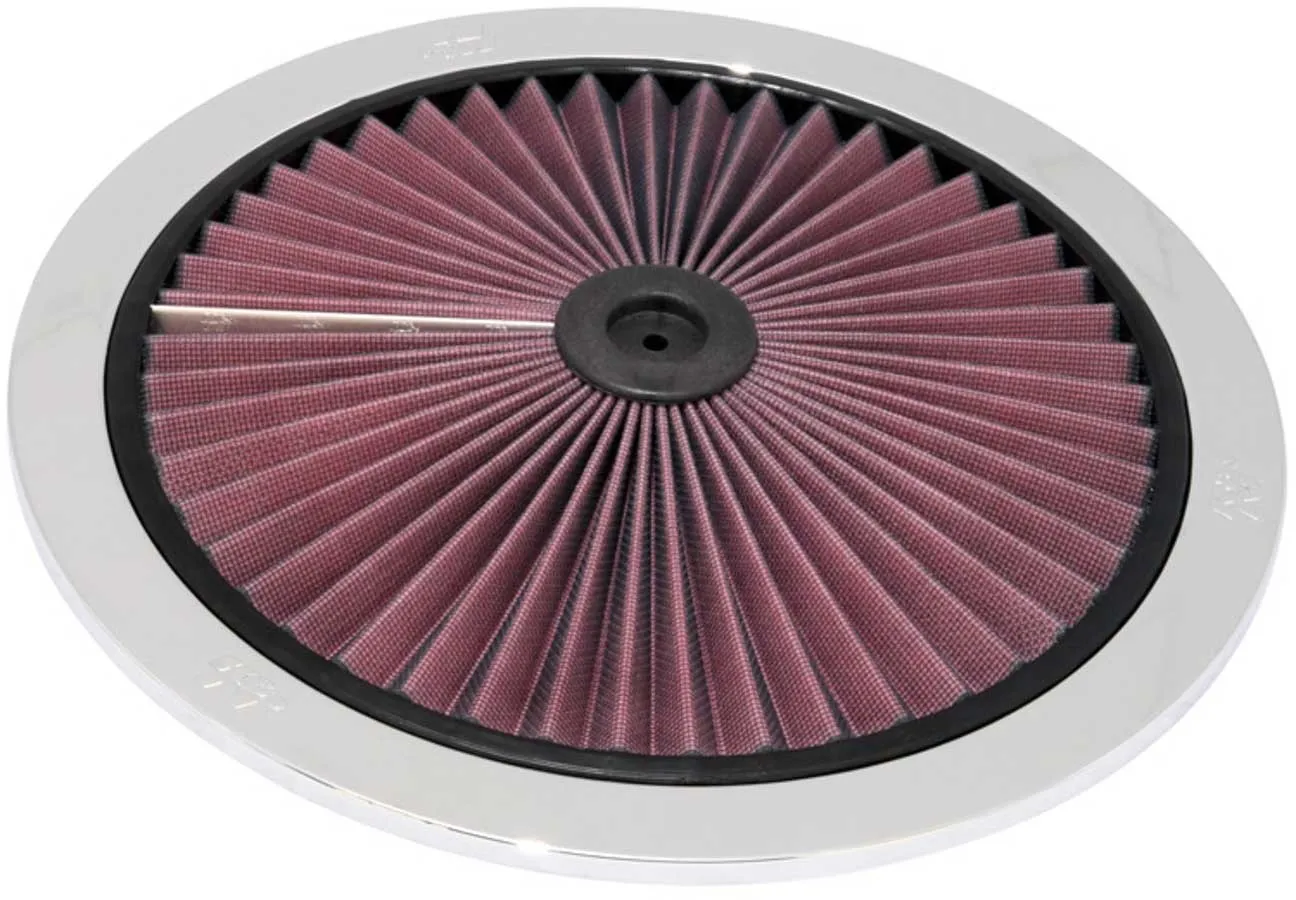 K AND N ENGINEERING 14in X-Stream Flow Top Polished 66-1401XP