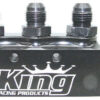 KING RACING PRODUCTS Fuel Block w/ Fittings 1930