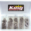 KING RACING PRODUCTS Stainless Washer Kit .030 145pc 2720