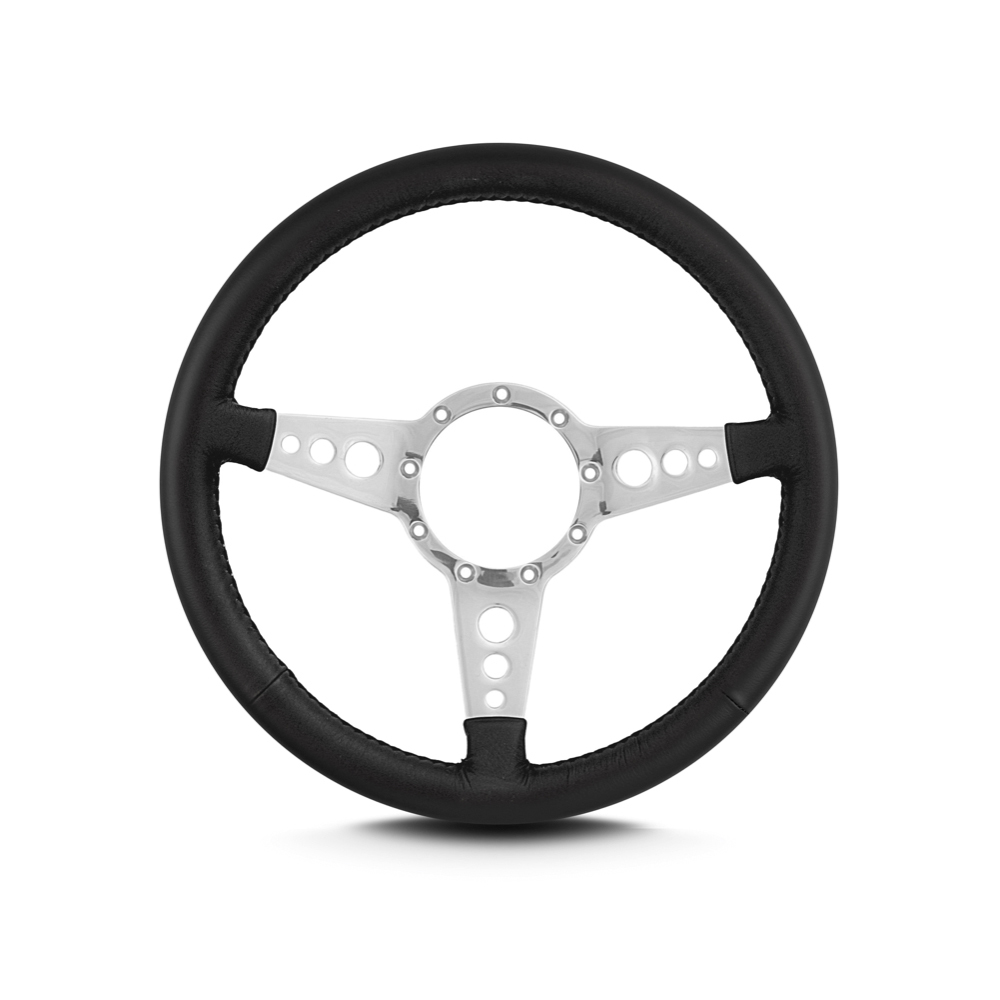 LECARRA STEERING WHEELS Steering Wheel Mark 4 GT Polished w/Black Wrap 42201