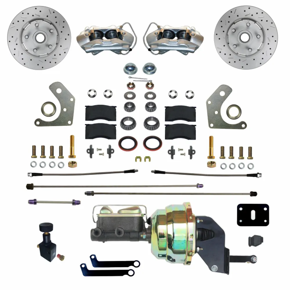 LEED BRAKES Mopar B/E Body MaxGrip XDS Power Brake Conversi FC2002-8405X