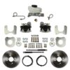 LEED BRAKES Disc Brake Conversion 87-93 Mustang Rear 4 Lug RC0011