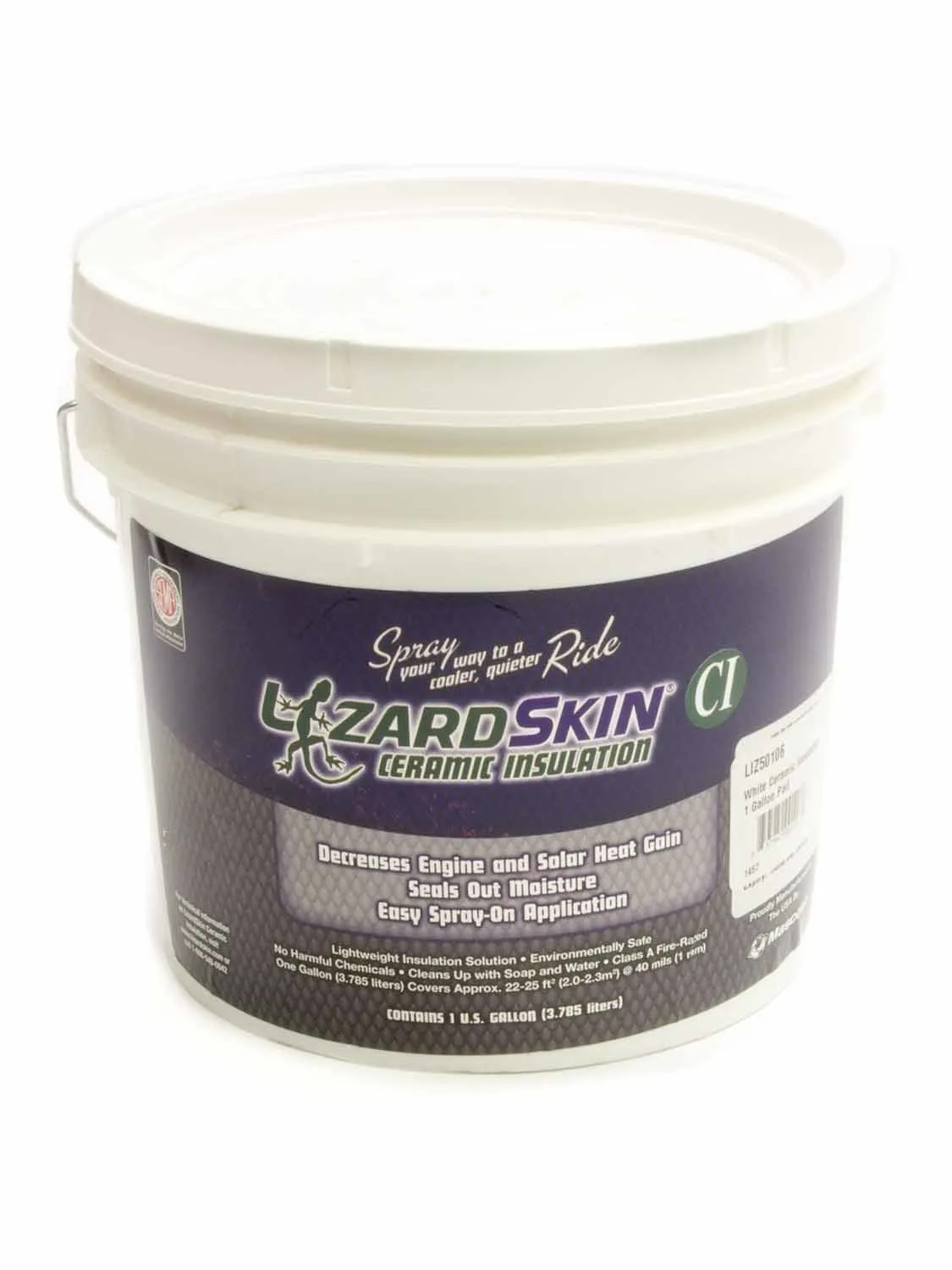 LIZARD SKIN White Ceramic Insulation 1 Gallon Pail -218778