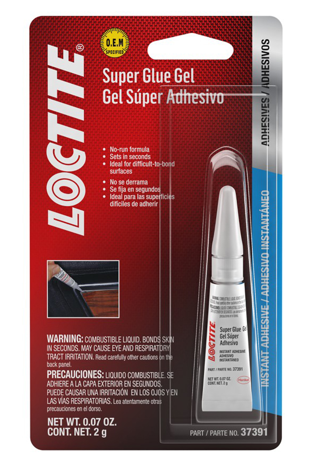 LOCTITE Quick Gel Super Glue 2g/.07oz 483624
