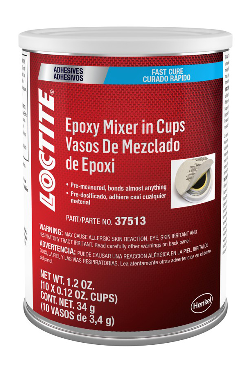 LOCTITE Epoxy Mixer Cups 0.12oz Cup Each 494151