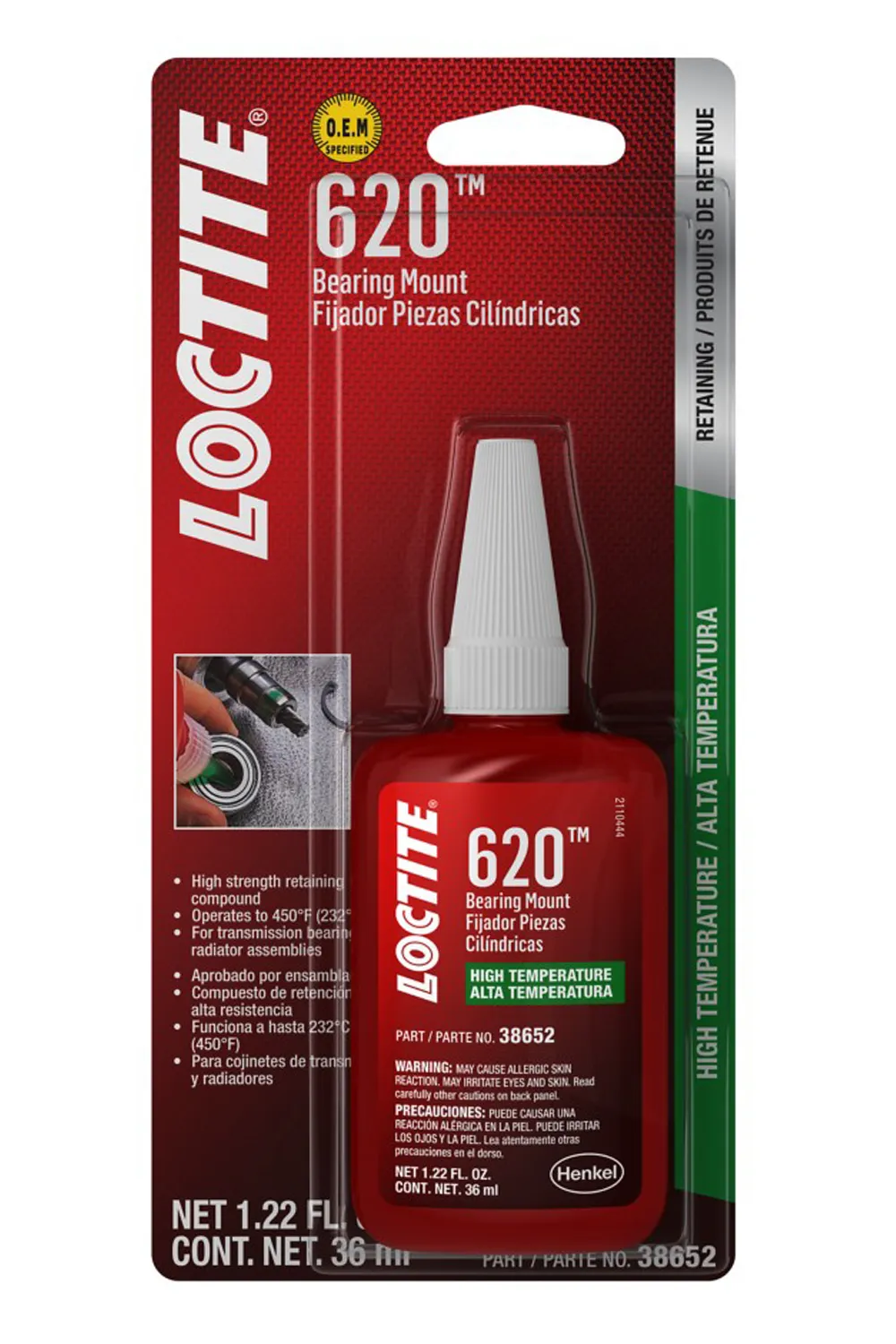 LOCTITE Bearing Mount 620 - High Temperature 555338