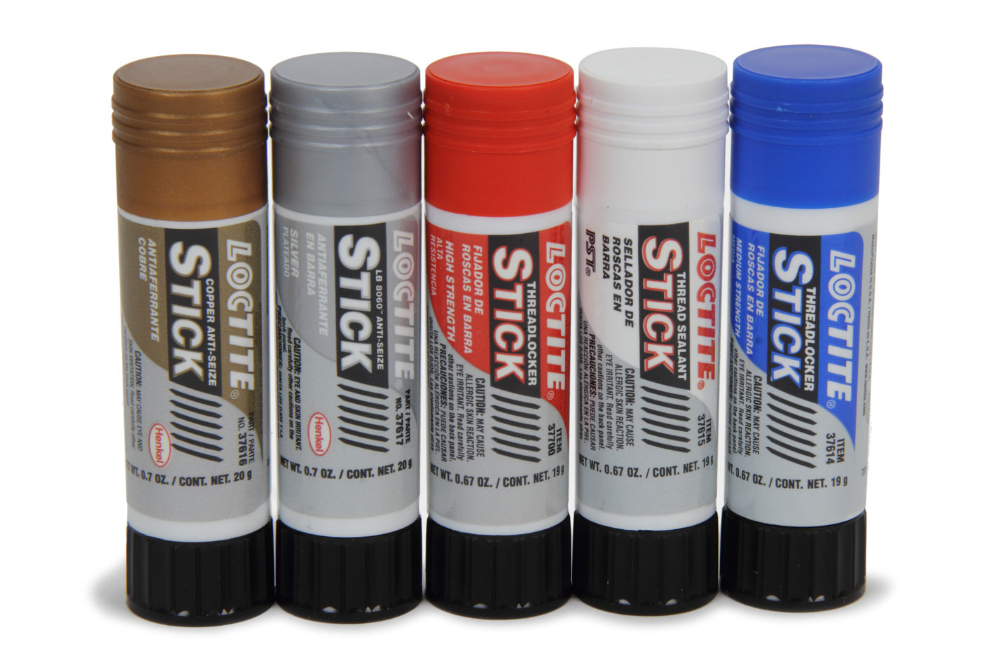 LOCTITE Stick Thread Treatment Assortment Kit 5 Sticks 576507