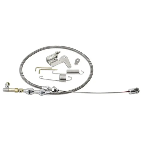 LOKAR Duo-Pak Hi-Tech Throttle Cable w/Brackets 36in DP-1000HT36