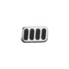 LOKAR Chrome Brake Pad W/Rubbe SG-6008