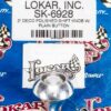 LOKAR 2in Shift Knob Deco Polished w/Button SK-6928