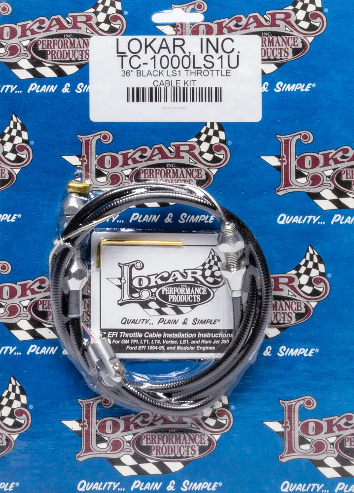 LOKAR Hi-Tech Throttle Cable Kit TC-1000LS1U