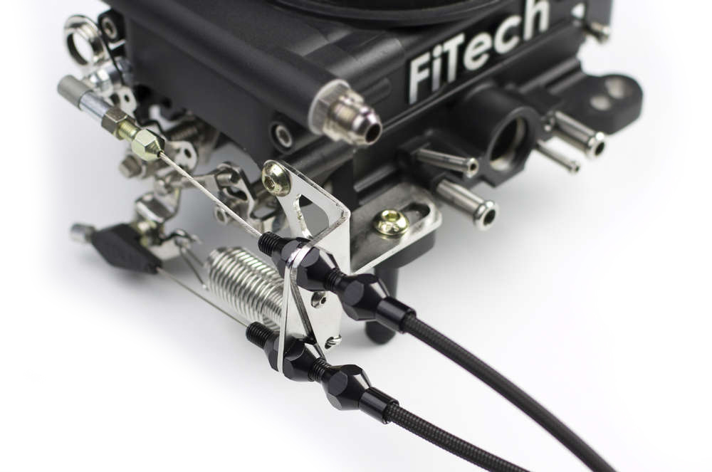 LOKAR Throttle Cable Bracket Stainless FiTech TCB-40FIT