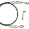 LOKAR 36in Hi-Tech Throttle Cable Black Housing TCP-1000U36