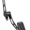 LOKAR Blk Steel Spring-Loaded Throttle Pedal w/Rubber XSG-6007